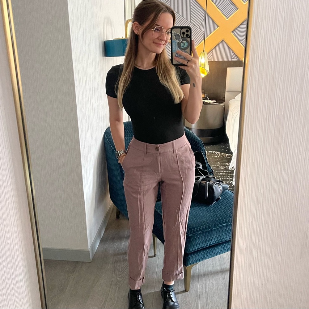 Purple Trousers